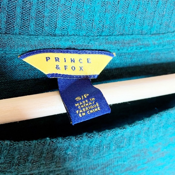 Prince & Fox Blue-Green Long Sleeve Top - Picture 3 of 4